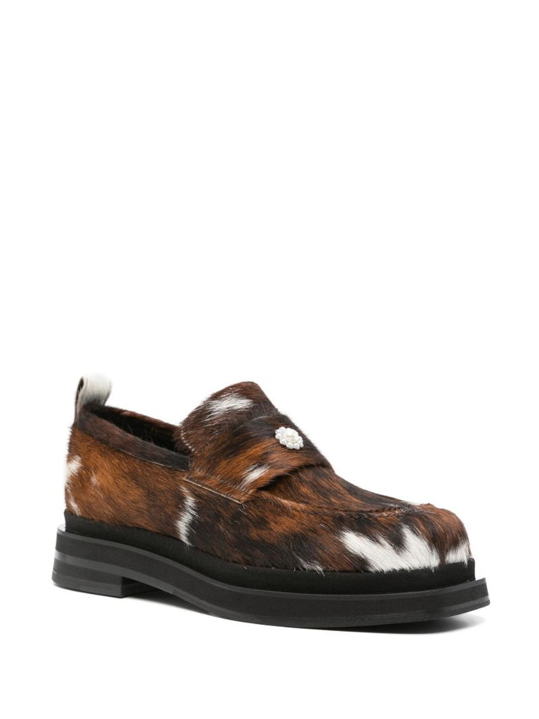 Heart-toe Platform Loafers