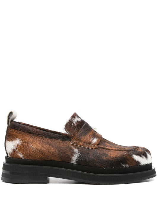 Heart-toe Platform Loafers