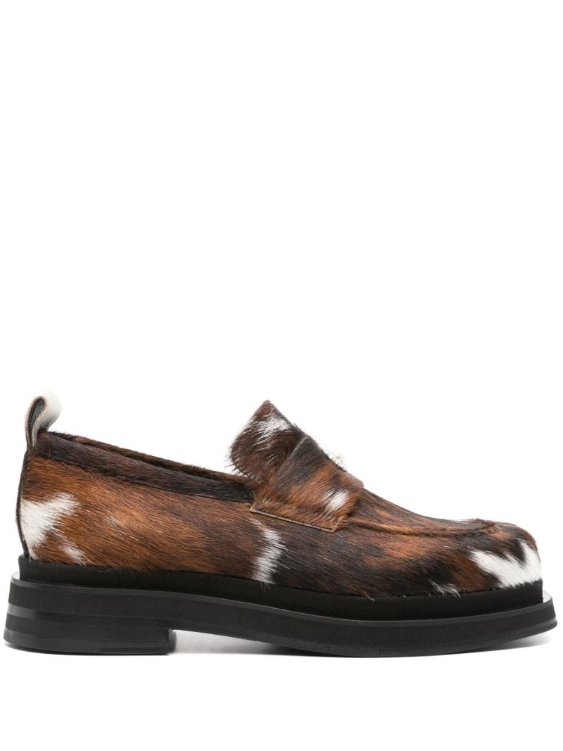 Heart-toe Platform Loafers