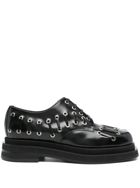 Heart Toe Platform Derby Shoes