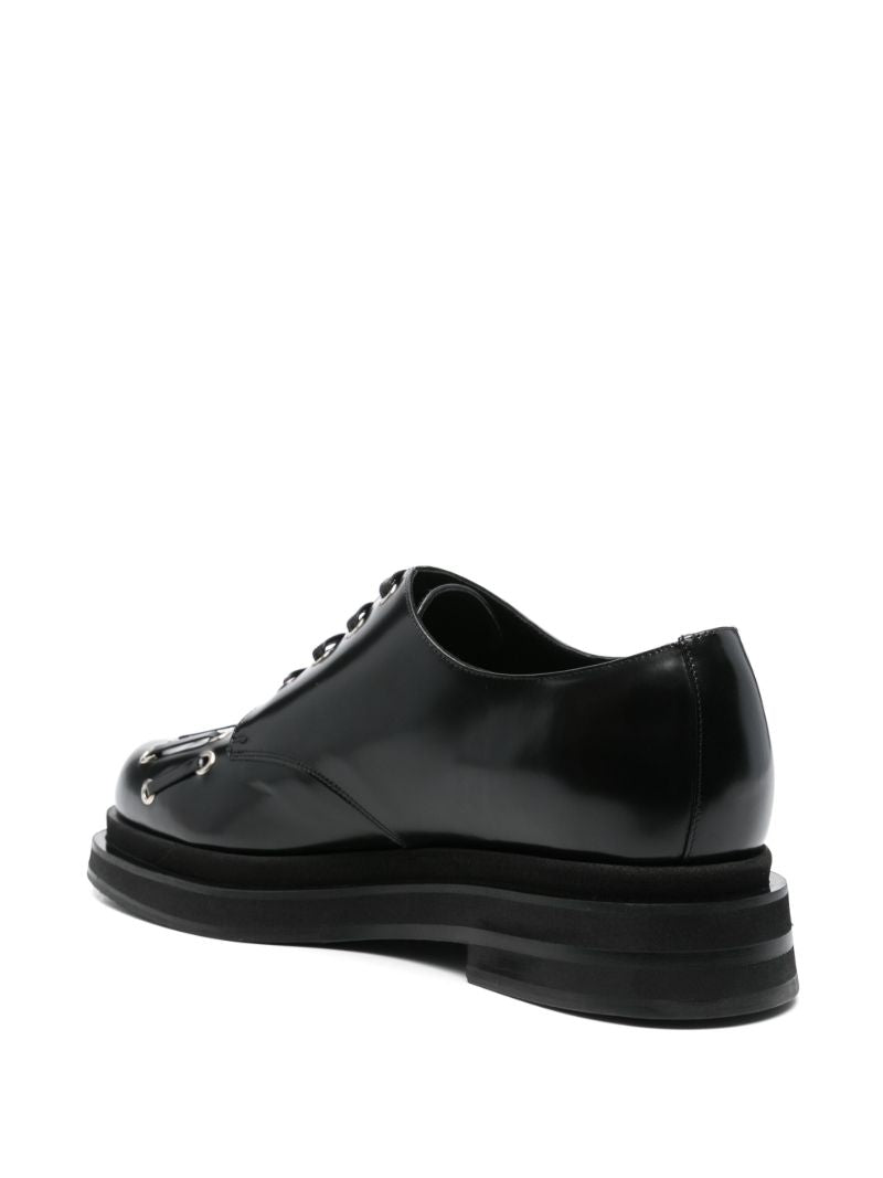 Heart Toe Platform Derby Shoes