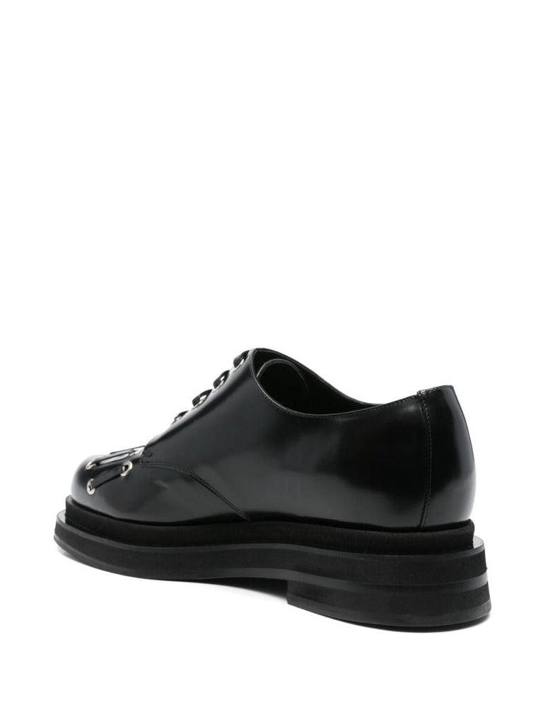 Heart Toe Platform Derby Shoes