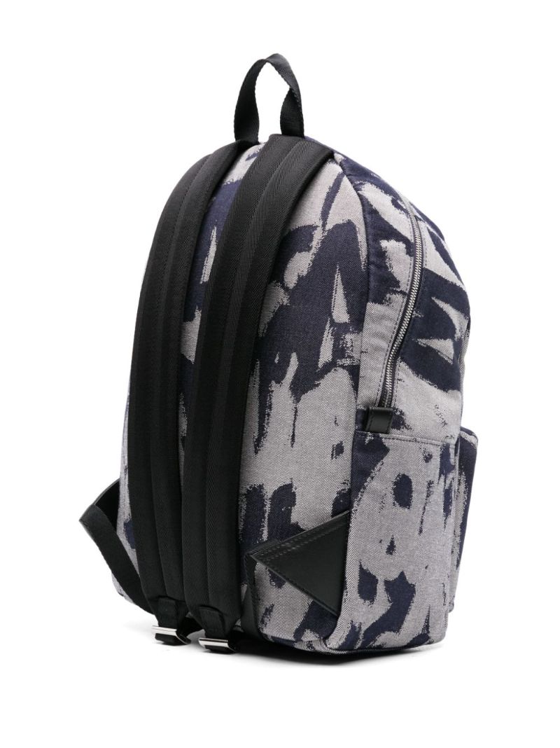 Printed Canvas Backpack