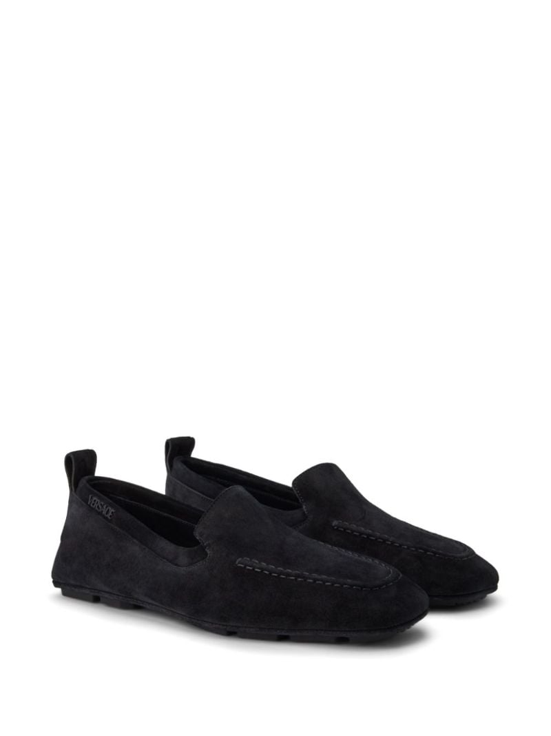 Black Villa Suede Loafers