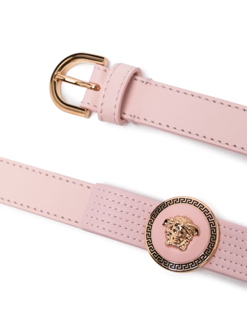 Pink Medusa Leather Belt