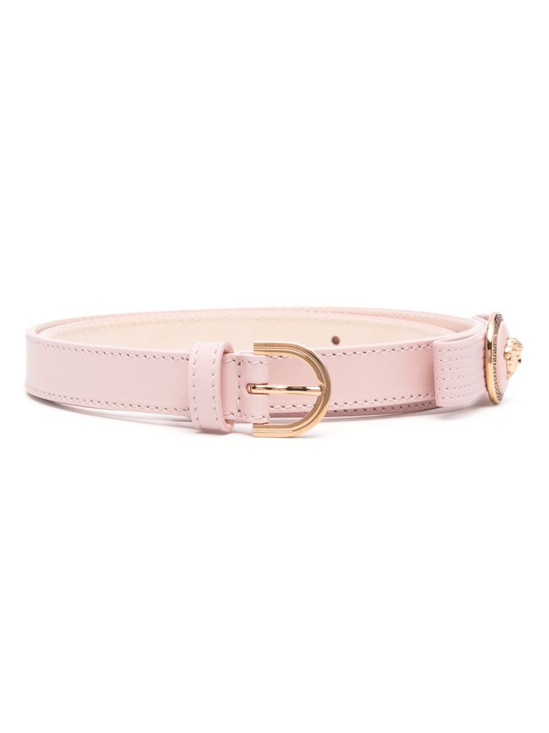 Pink Medusa Leather Belt