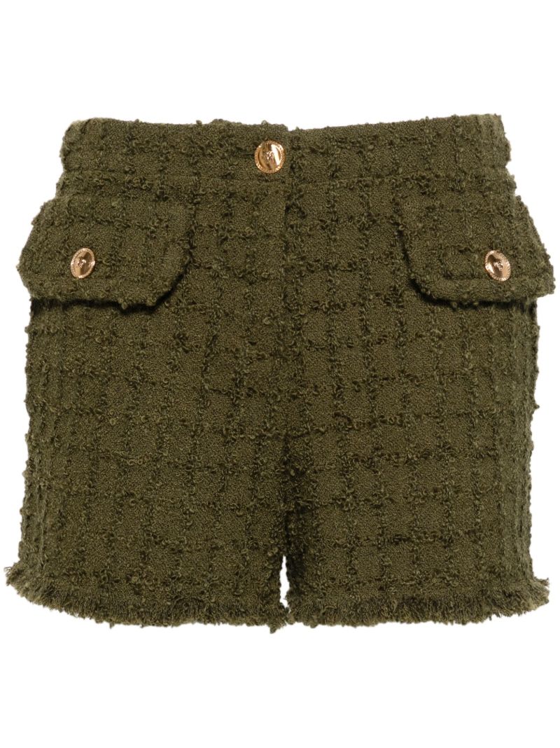 Green BouclÃ_x0083_Â© Shorts