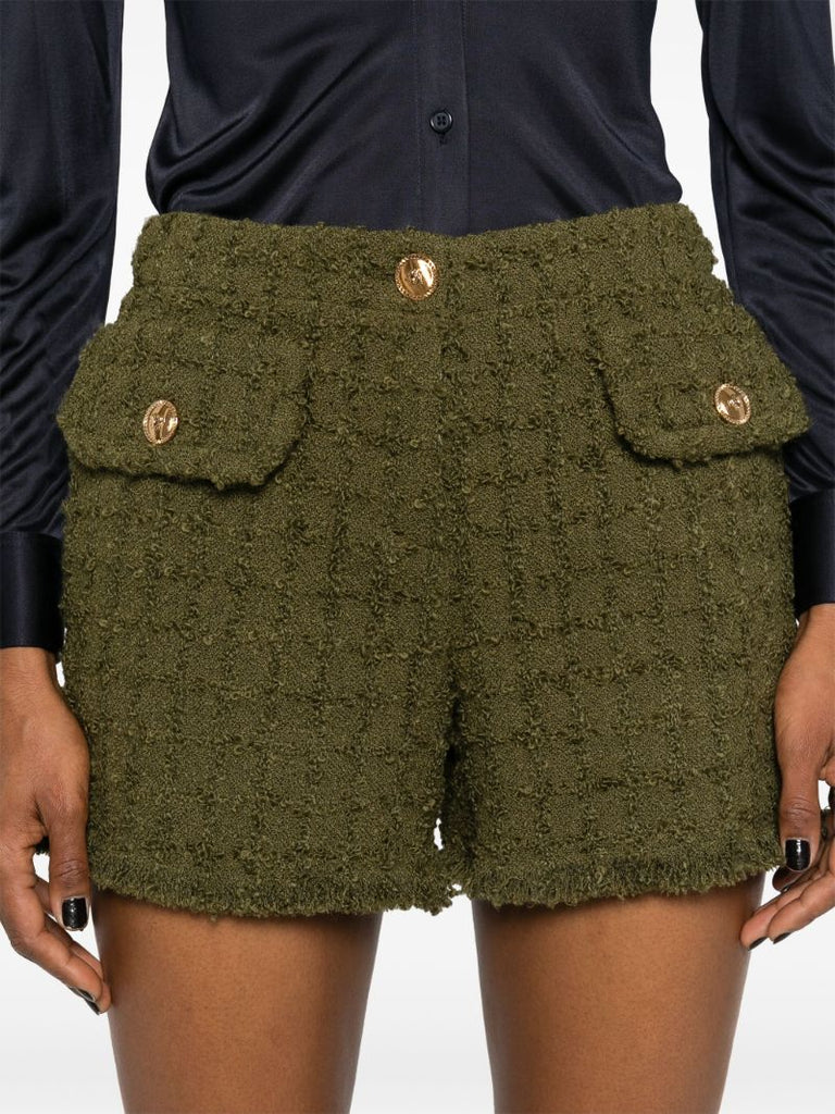 Green BouclÃ_x0083_Â© Shorts