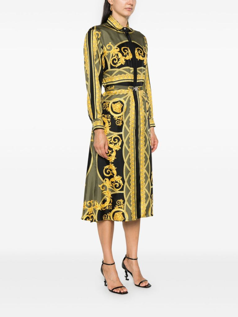 La Coupe Des Dieux Silk Shirt Dress