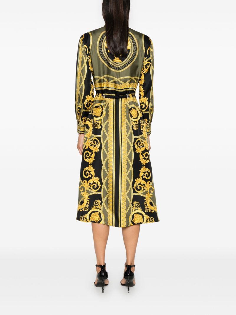 La Coupe Des Dieux Silk Shirt Dress