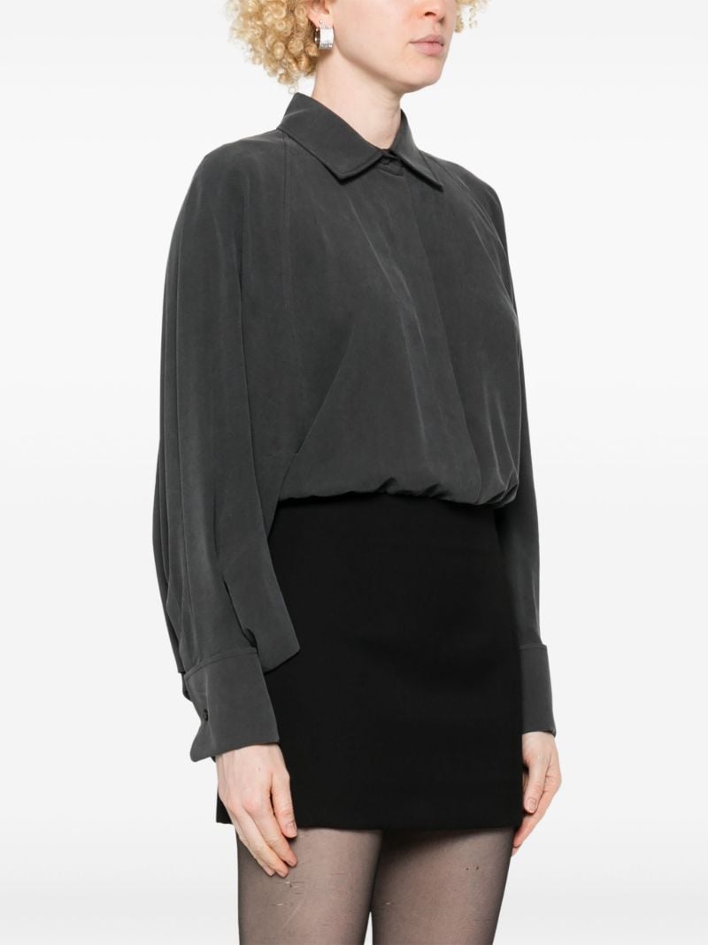 Silk Shirt Bodysuit