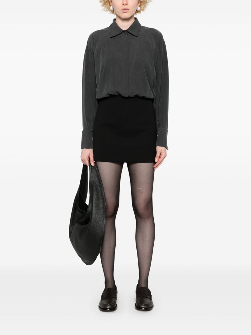 Silk Shirt Bodysuit