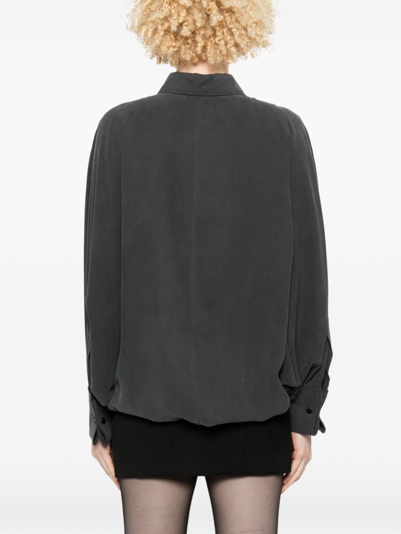 Silk Shirt Bodysuit