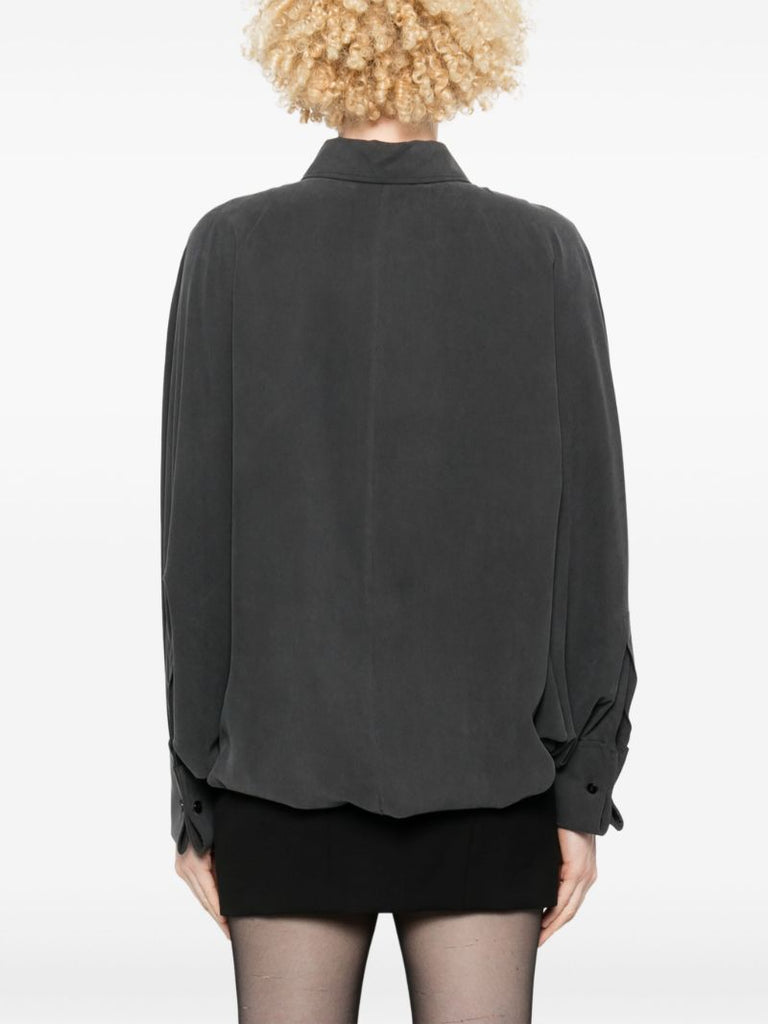Silk Shirt Bodysuit