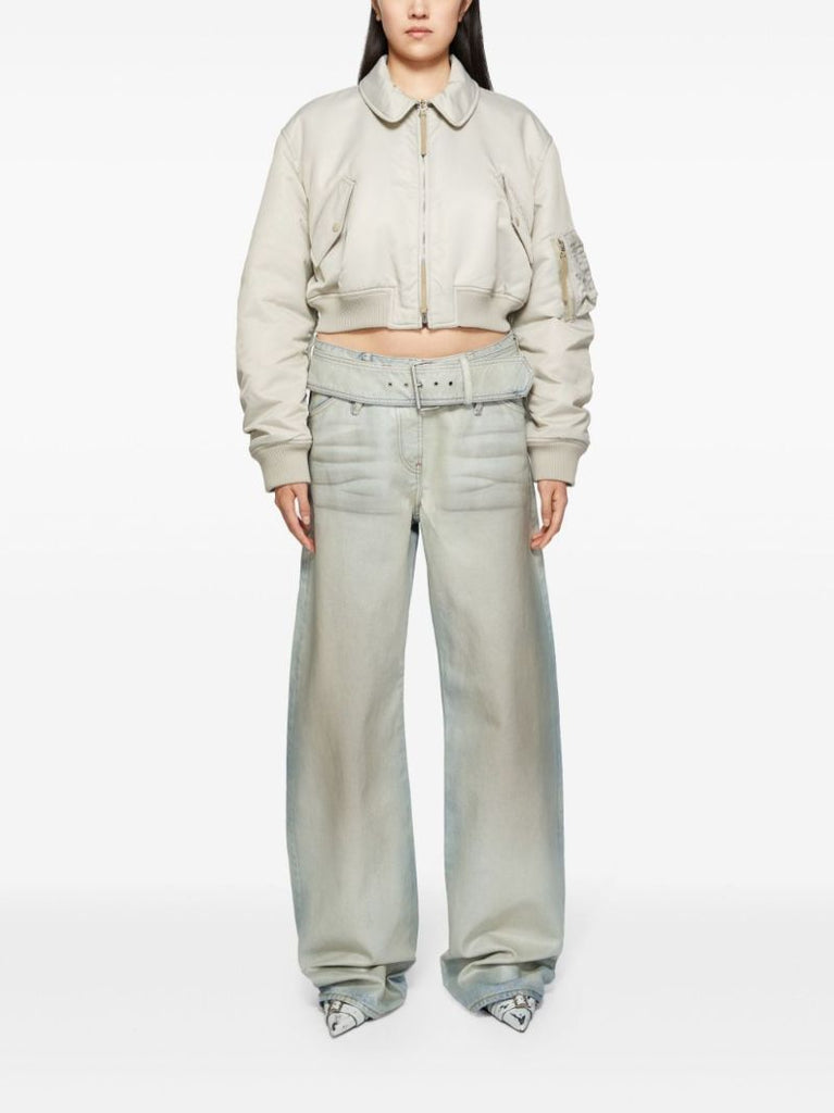 Coated Jeans