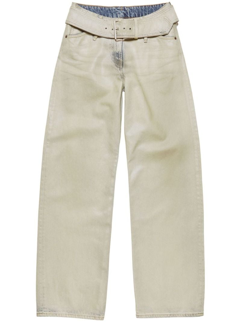Coated Jeans