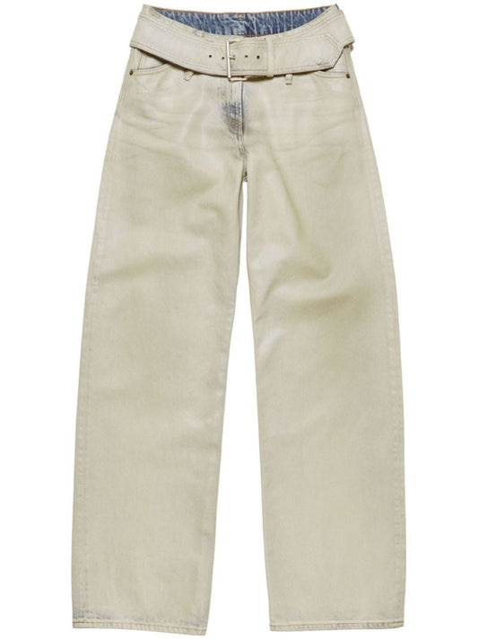 Coated Jeans