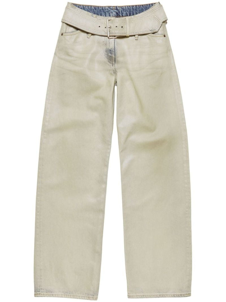 Coated Jeans