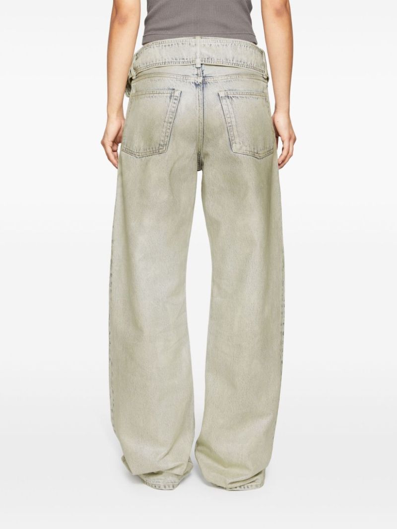 Coated Jeans