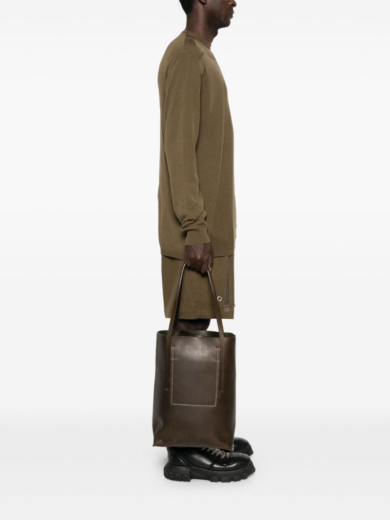 Medium Leather Tote Bag