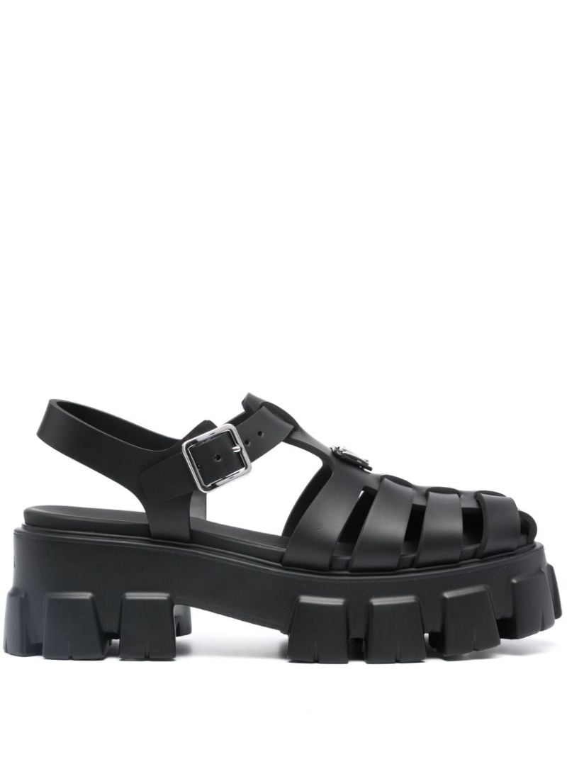 Black 55 Monolith Sandals
