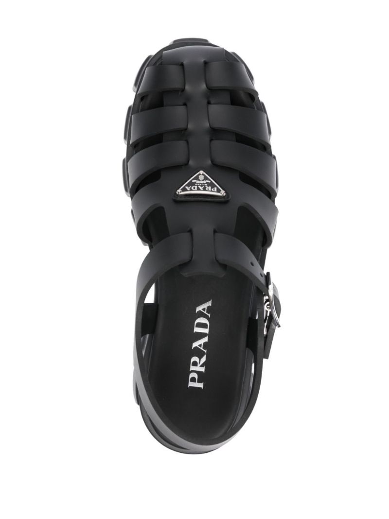 Black 55 Monolith Sandals