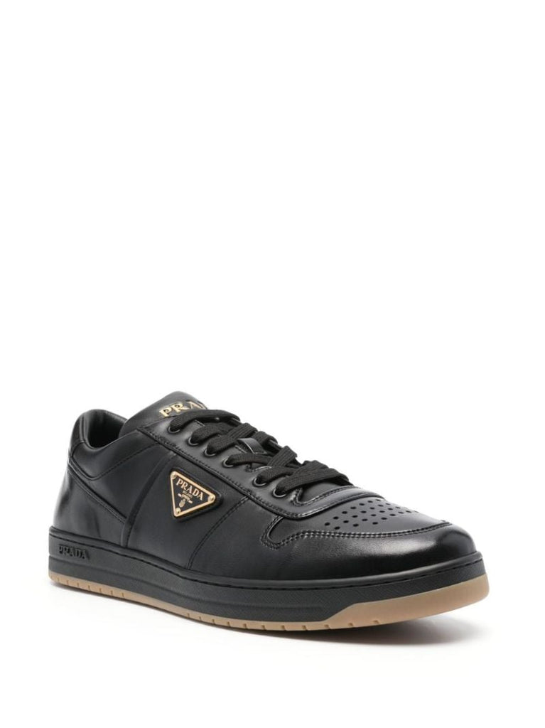 Black Downtown Leather Sneakers