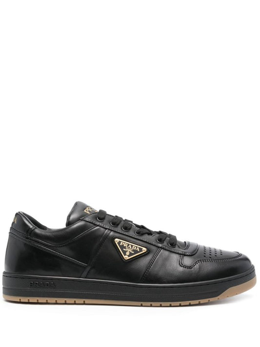 Black Downtown Leather Sneakers