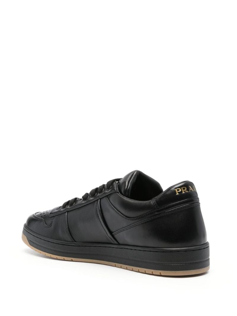 Black Downtown Leather Sneakers