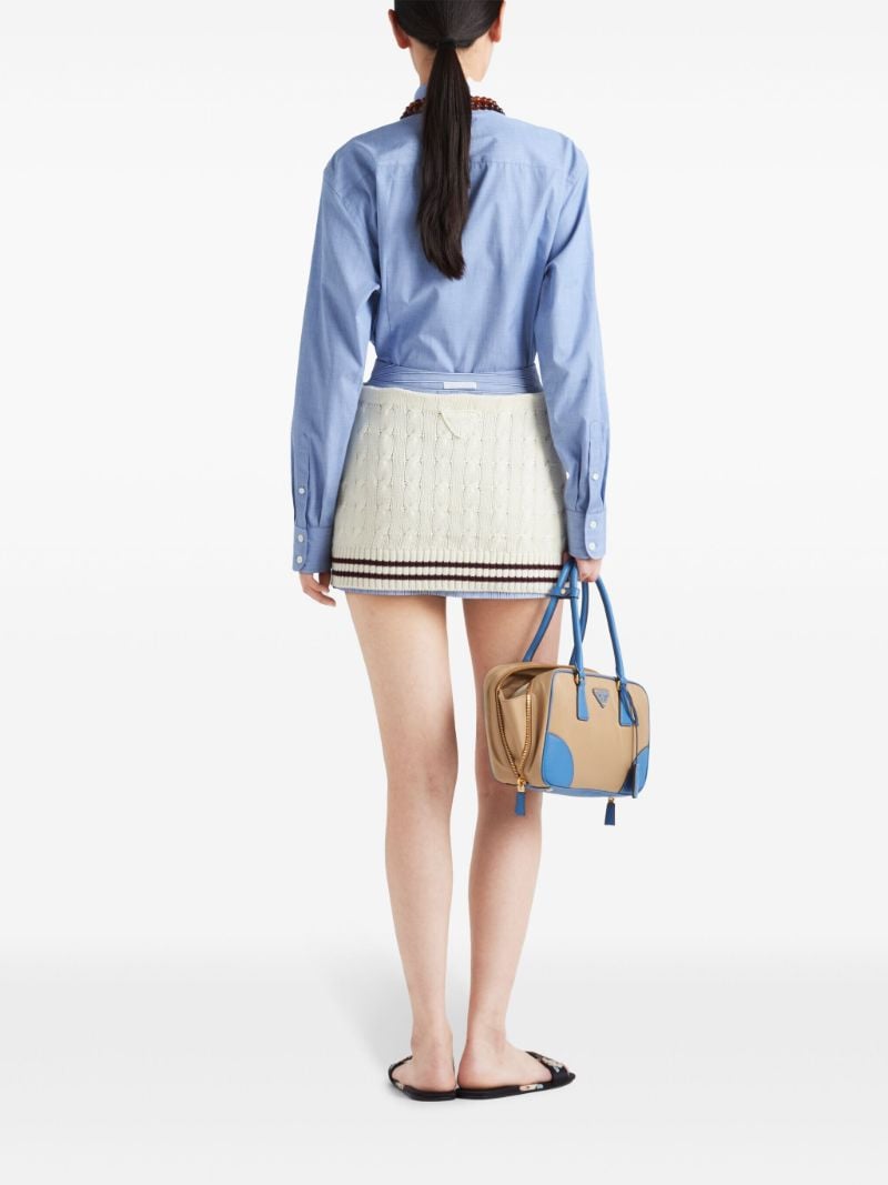 Blue Long-sleeve Cotton Shirt