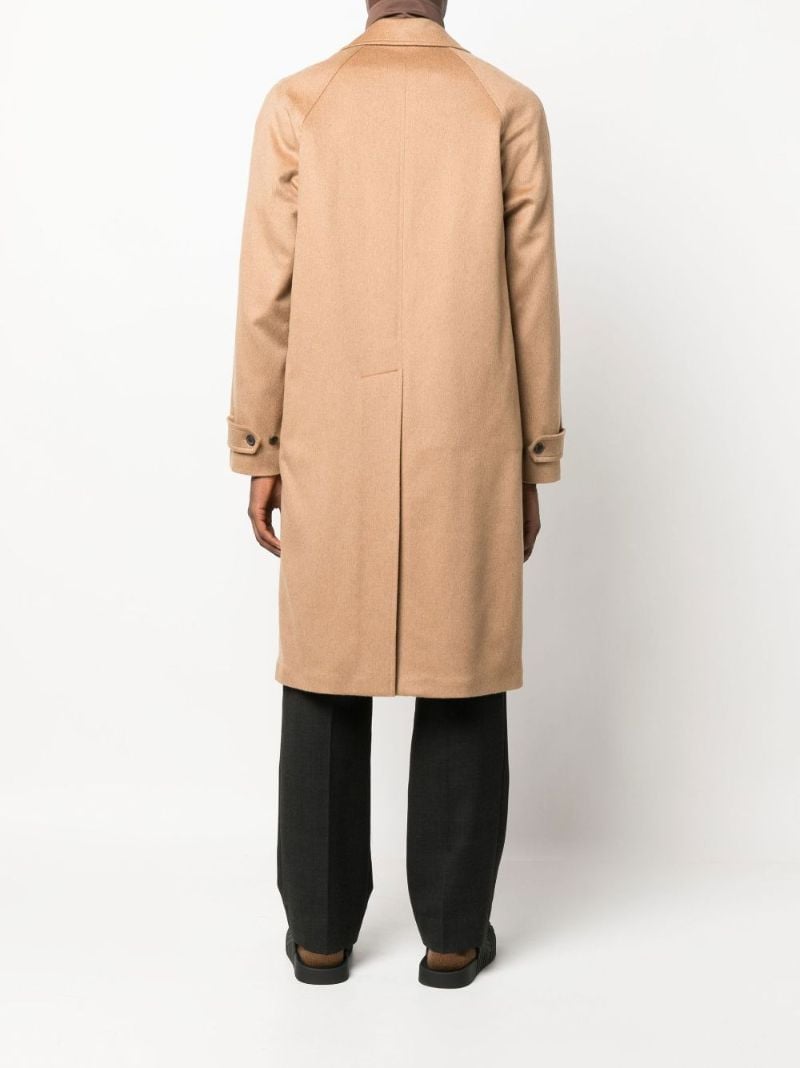 Neutral Single-breasted Coat