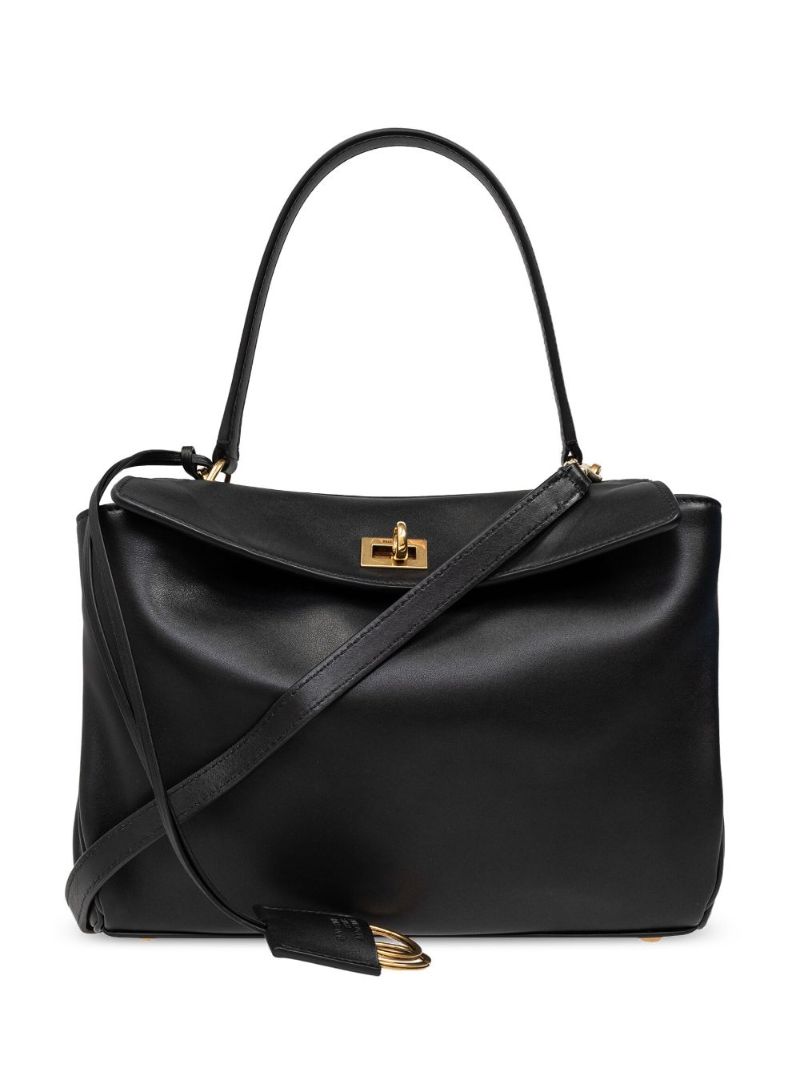 Black Rodeo Small Leather Tote Bag