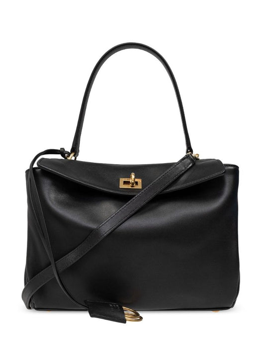 Black Rodeo Small Leather Tote Bag