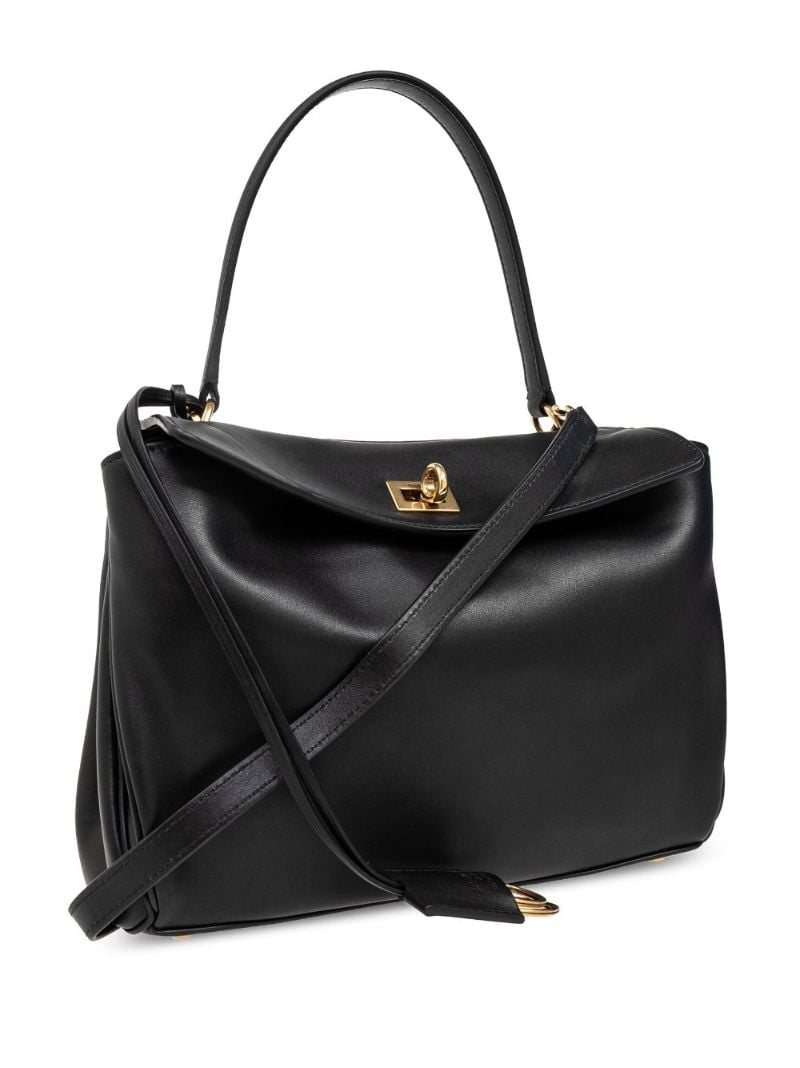 Black Rodeo Small Leather Tote Bag