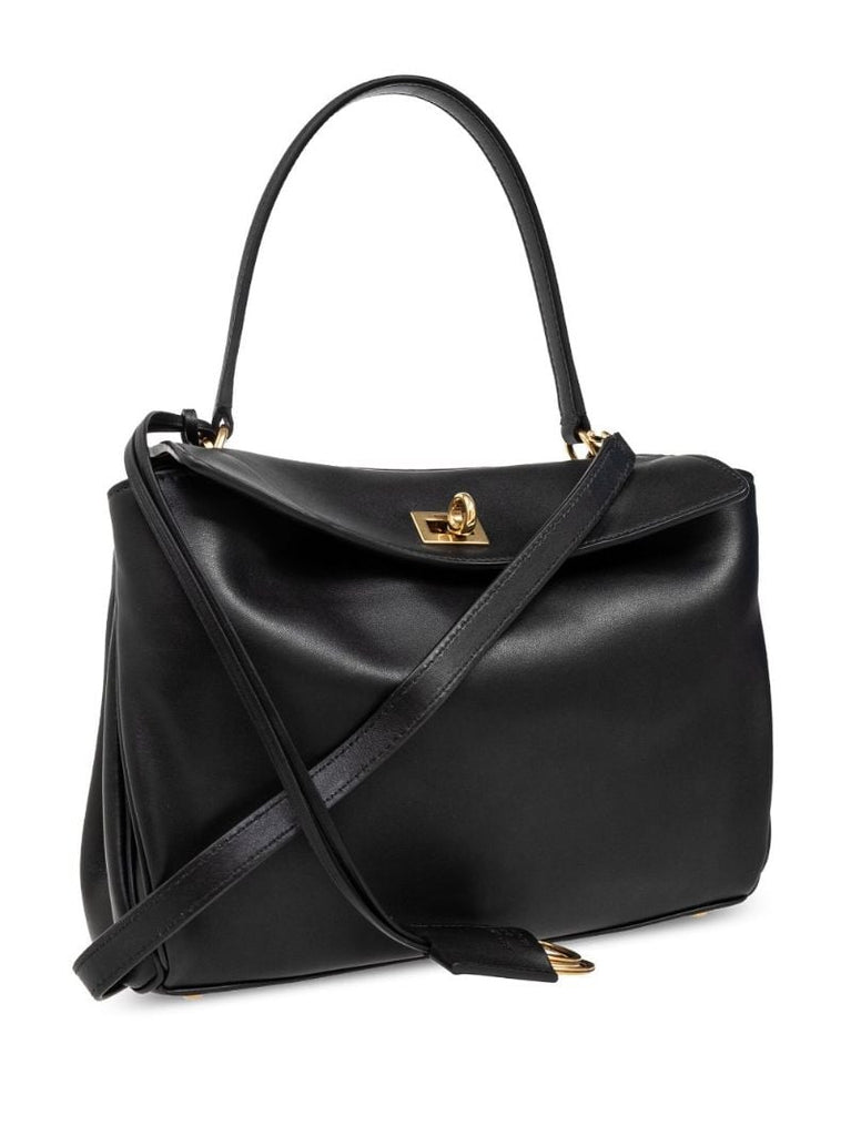 Black Rodeo Small Leather Tote Bag