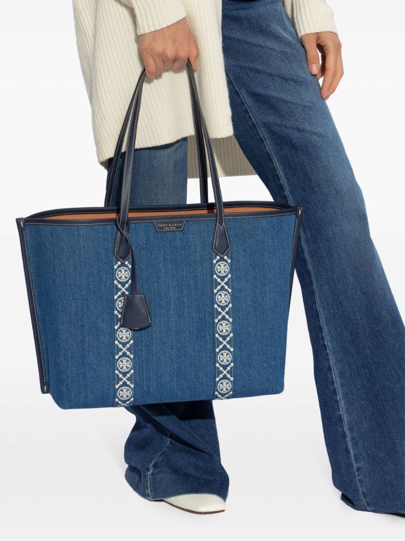 Blue Denim Tote Bag