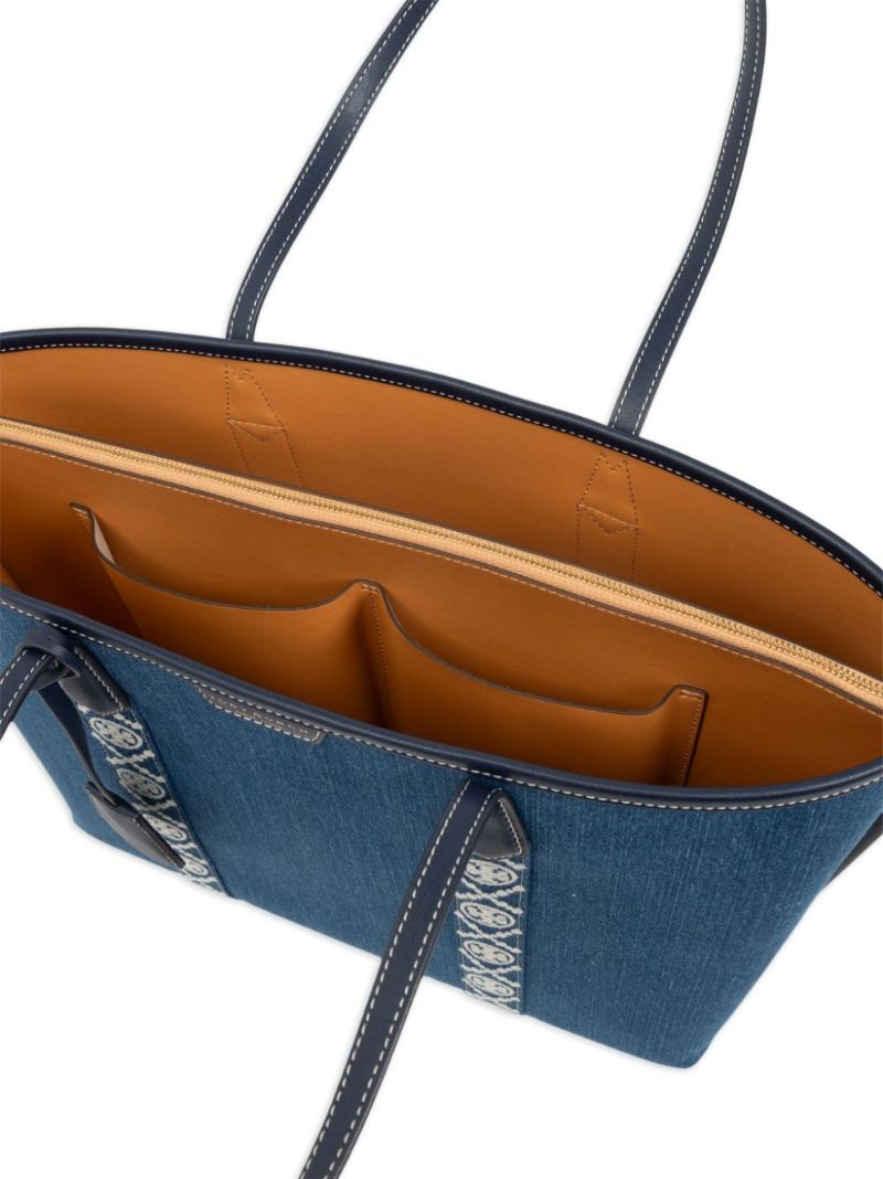 Blue Denim Tote Bag