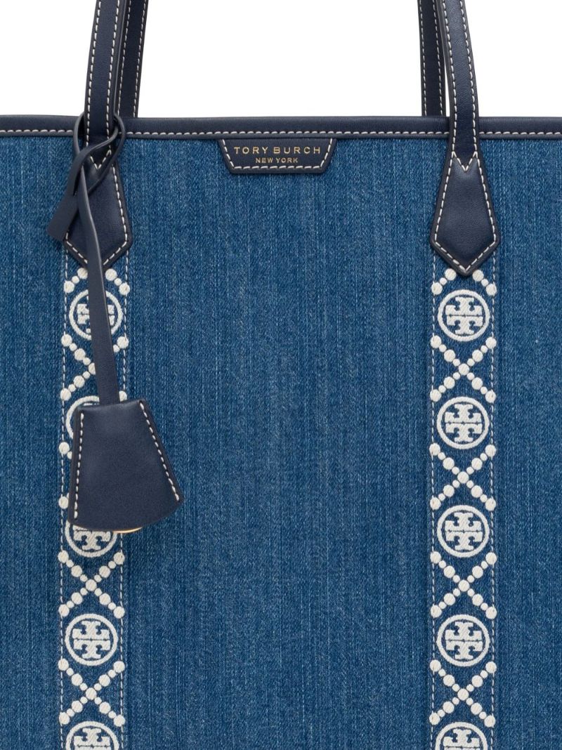 Blue Denim Tote Bag