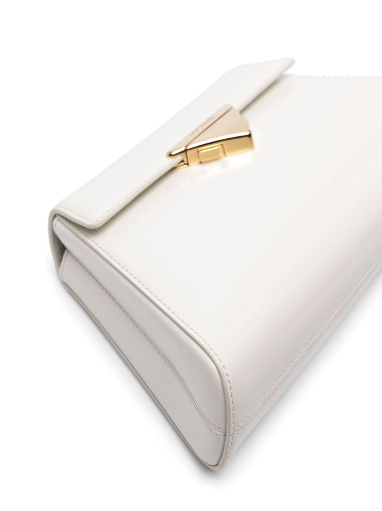 White Leather Shoulder Bag