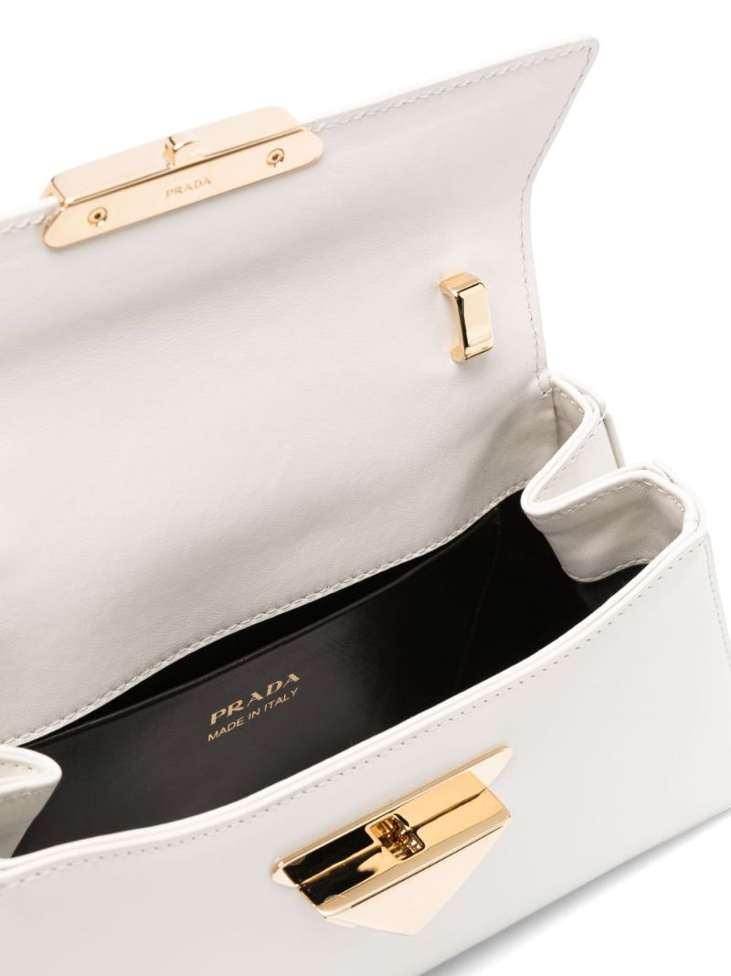 White Leather Shoulder Bag
