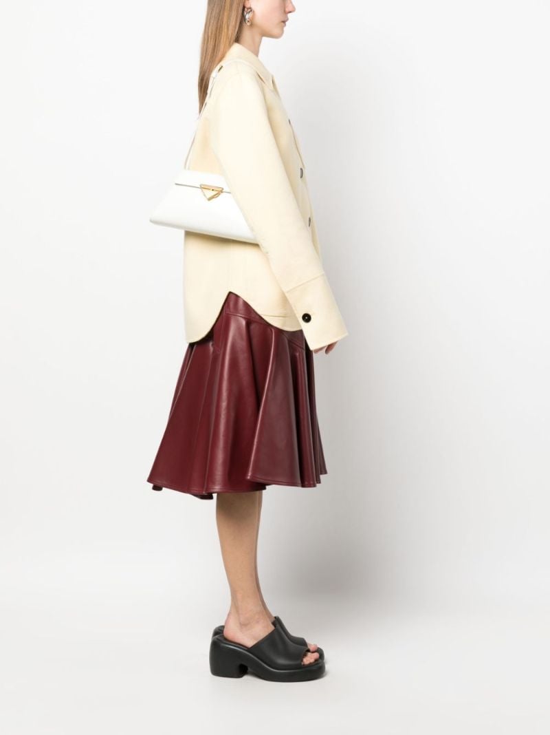 White Leather Shoulder Bag