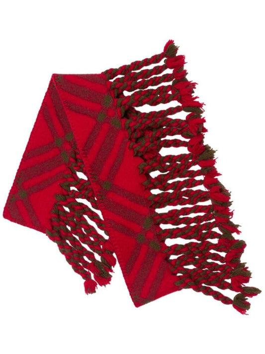 Check Wool Scarf
