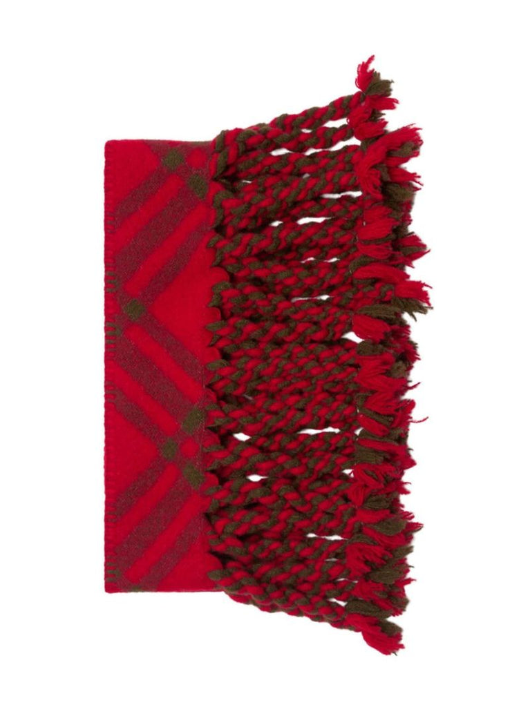 Check Wool Scarf