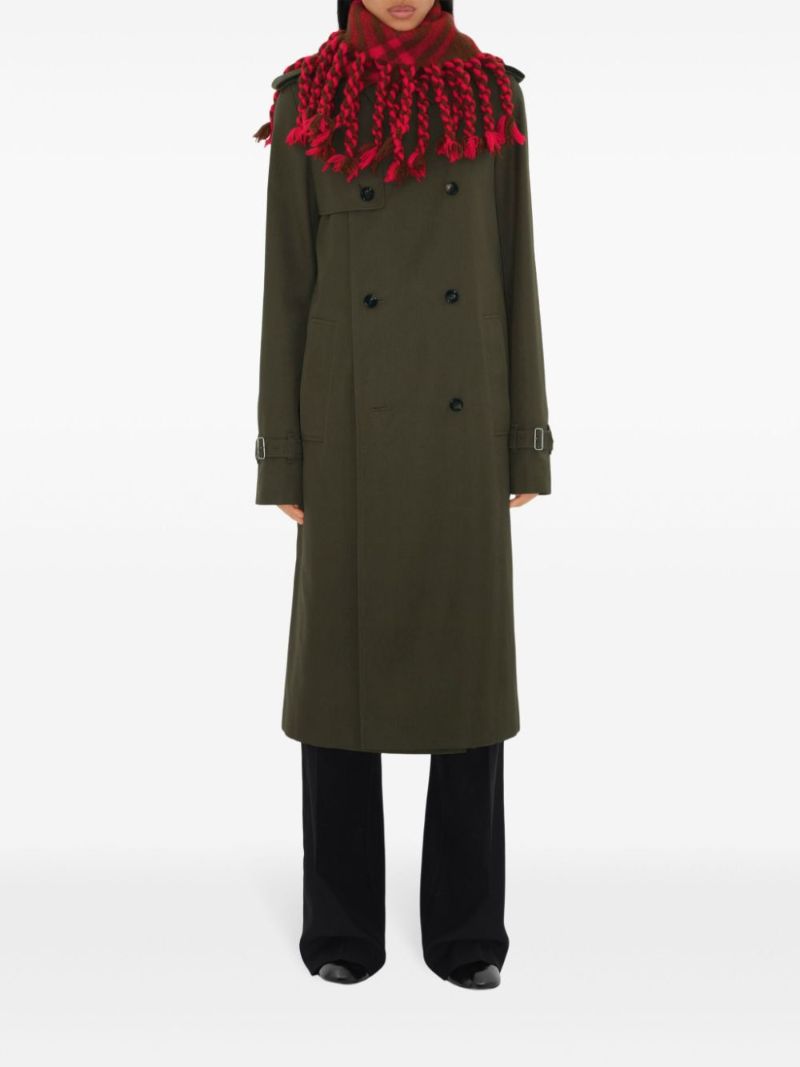 Check Wool Scarf