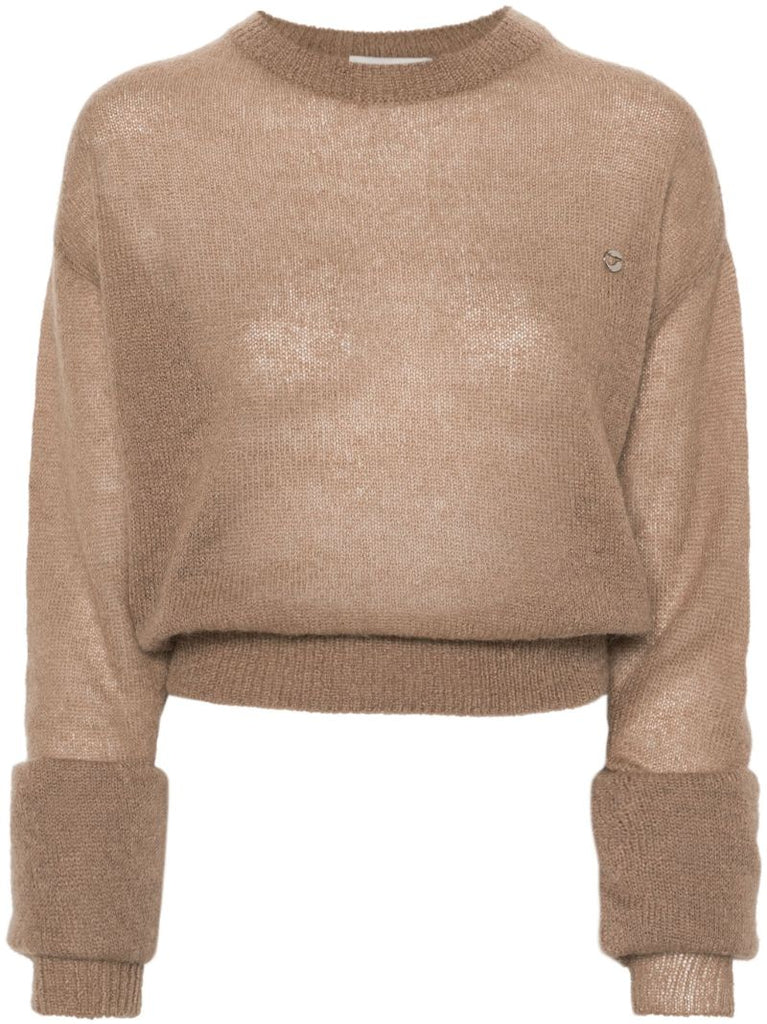 Logo-plaque Sweater