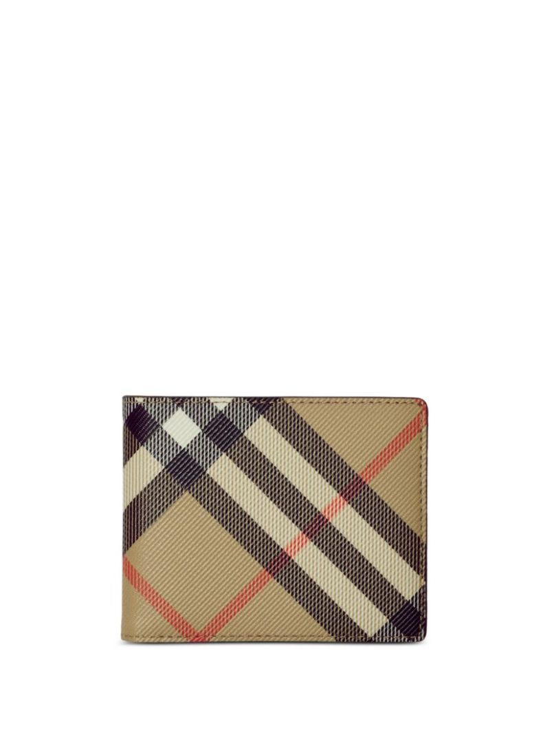 Check-print Bi-fold Wallet
