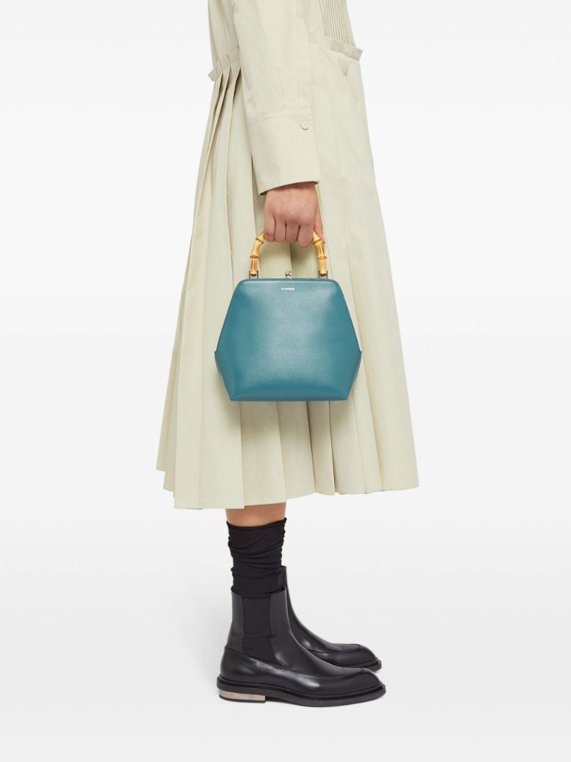 Blue Goji Bamboo Tote Bag