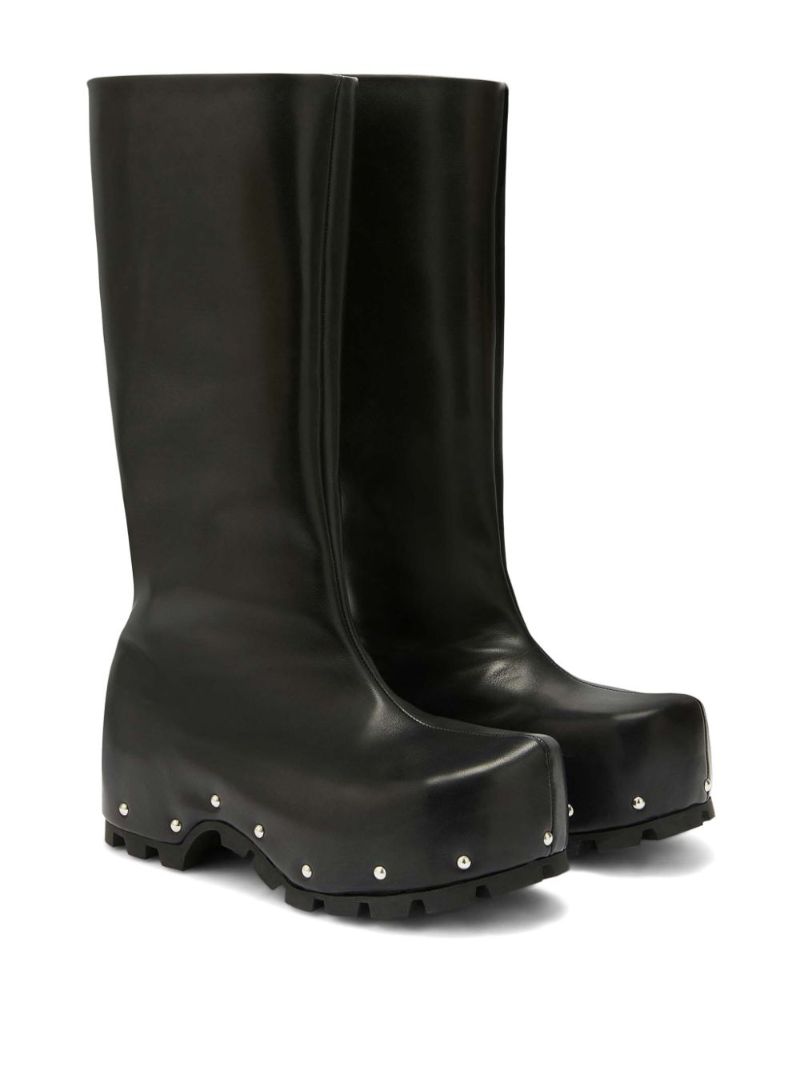 Studded Knee-high Boots
