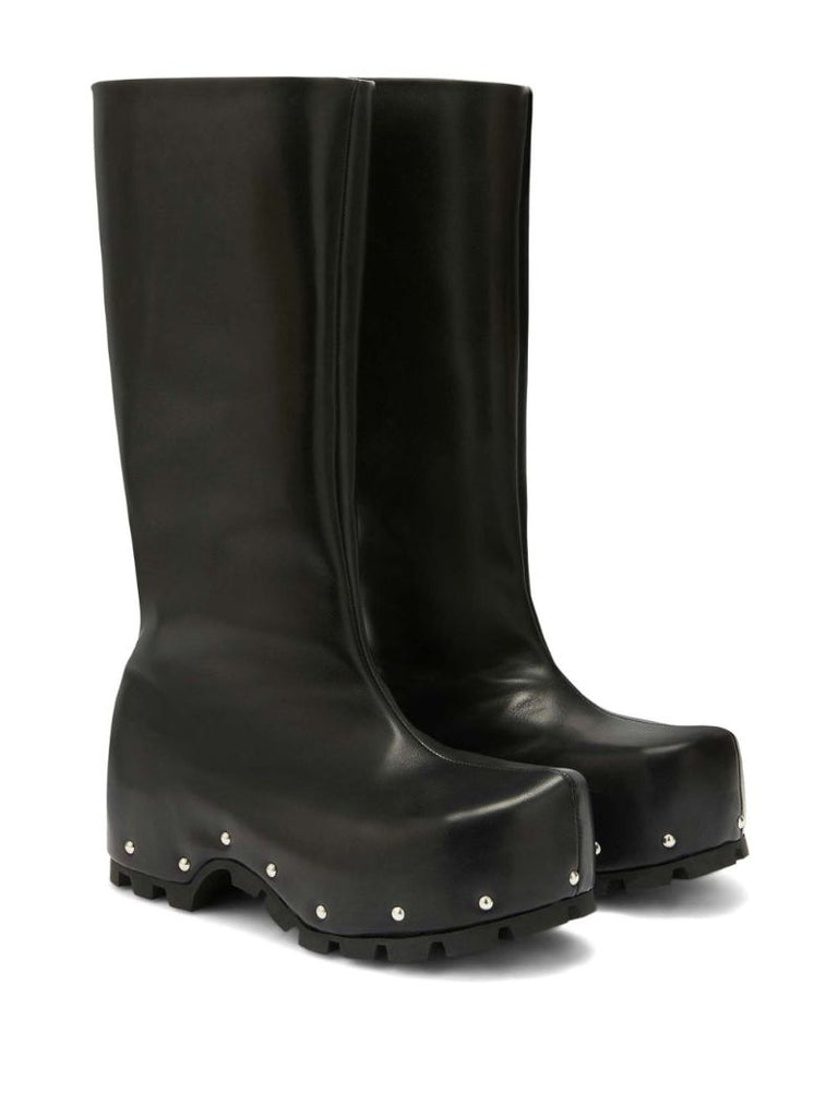 Studded Knee-high Boots