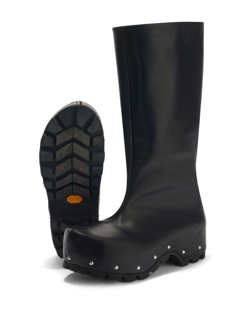 Studded Knee-high Boots